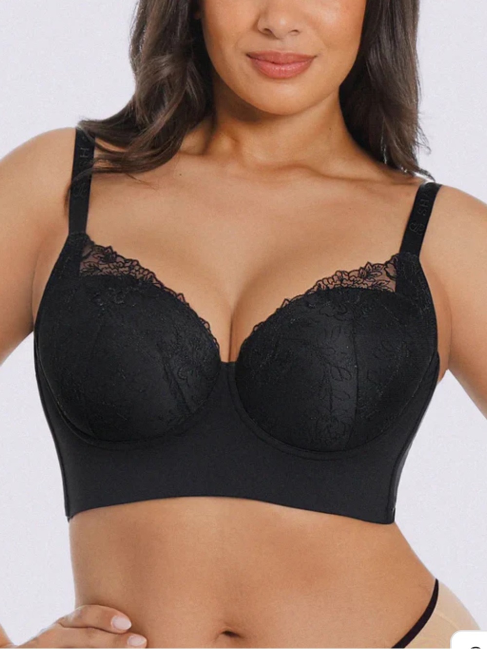 Airslim Back Smoothing Lace Underwire Bra by Shapellx